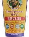 Badger Sunscreen Broad Spectrum SPF 34 Lavender 2.9 Fl Oz