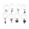 8 Wine Glass Charms, Wine Party Theme