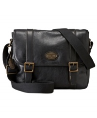 When you're constantly on-the-go, our lightweight Estate city bag will never weigh you down. Crafted from rich leather, its classic belting details and ample pockets will keep you in style yet always organized. When you're constantly on-the-go, our lightweight Estate city bag will never weigh you down. Crafted from rich leather, its classic belting details and ample pockets will keep you in style yet always organized.