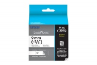 Epson LabelWorks Standard LC Tape Cartridge ~3/8-Inch Black on White (LC-3WBN9)