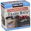 Kirkland Signature Drawstring Trash Bags - 33 Gallon - Xl Size - 90 Count