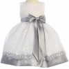 Organza & Taffeta Dress - DustyRose Pink Lilac Silver Navy Yellow (Infant-Girl)