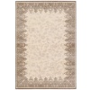 Couristan 1240/0219 PAVE Vivienne 60-Inch by 90-Inch Chenille Area Rug, Cream/ Silver