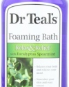 Dr. Teal's Foaming Bath, Eucalyptus Spearmint, 34 Fluid Ounce