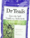 Dr. Teal's Epsom Salt Soaking Solution with Eucalyptus Spearmint, 48 Ounce