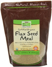 Now Foods Organic Flax Seed Meal, 22-Ounce Now Foods Organic Flax Seed Meal, 22-Ounce