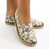 Capelli New York Floral Espadrille With Crochet Stitching And Lining On Rubber Outsole Black Combo6