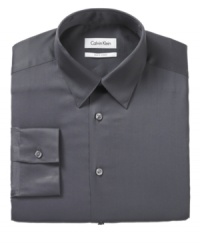 Calvin Klein offers a progressive slim fit with minimalist details and colors that are bright enough to get you noticed. Calvin Klein offers a progressive slim fit with minimalist details and colors that are bright enough to get you noticed.
