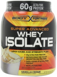 Body Fortress Super Advanced Whey Isolate, Vanilla Creme, 2 Pounds Body Fortress Super Advanced Whey Isolate, Vanilla Creme, 2 Pounds