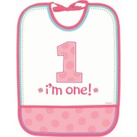 1st Brithday Bib Girl Vinyl 1st Brithday Bib Girl Vinyl