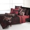 Natori Dynasty 300TC Fitted Sheet - Red - Queen