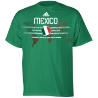 Adidas Boys 8-20 Mexico- Wc10 Country Tee,Fairway,Large Adidas Boys 8-20 Mexico- Wc10 Country Tee,Fairway,Large