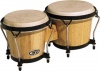 Latin Percussion CP221-AW Traditional Wood Bongos - Natural