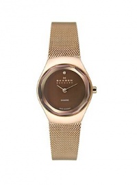 SKAGEN Steel Mesh Rose Gold Tone Watch SKAGEN Steel Mesh Rose Gold Tone Watch