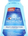 Crest Pro-health Multi-Protection Alcohol Free, Clean Mint/Clear Mint (Package may vary), 1-liter Bottles (Pack of 3)