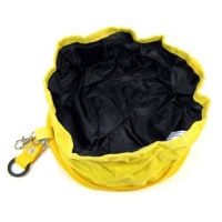 Folding Collapsible Travel Food & Water Bowl for Pets Dogs Cats (Lemon-Yellow) Folding Collapsible Travel Food & Water Bowl for Pets Dogs Cats (Lemon-Yellow)