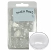 20 Clear Glass Dome Tile Cabochon Clear 30mm 1-1/4 Inch Non-calibrated Round