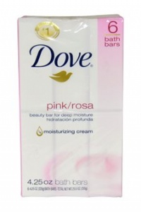 Dove Beauty Bars Soap for Women, Pink/Rosa, 6 Count Dove Beauty Bars Soap for Women, Pink/Rosa, 6 Count