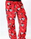 Mickey Mouse Love Fleece Plus Size Pajama Pants for Women