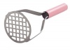 Best Manufacturers Waffle Head Masher 10-inch Pink Handle