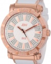 JBW Men's JB-6225-H 562 Pave Dial Diamond White Rubber Watch