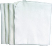 Under The Nile Under The Nile 4 Count Burp Cloths, White Under The Nile Under The Nile 4 Count Burp Cloths, White