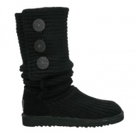 UGG® Australia Classic Cardy Black 4 Kids Boots UGG® Australia Classic Cardy Black 4 Kids Boots