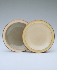 Warm, natural colors and a retro feel combine in this decidedly modern tea plate. From Denby's dinnerware and dishes collection. Warm, natural colors and a retro feel combine in this decidedly modern tea plate. From Denby's dinnerware and dishes collection.