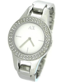 Armani AX Exchange White Dial Stainless Steel Ladies Watch AX4092 Armani AX Exchange White Dial Stainless Steel Ladies Watch AX4092