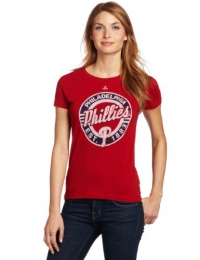 MLB Philadelphia Phillies Retroized Short Sleeve Crew Neck Tee Women's MLB Philadelphia Phillies Retroized Short Sleeve Crew Neck Tee Women's