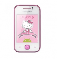 Samsung Galaxy Y S5360/S5363 Unlocked GSM Phone with Android 2.3 OS, Touchscreen, 2MP Camera, GPS, WiFi, Bluetooth, FM Radio and microSD Slot - Hello Kitty Samsung Galaxy Y S5360/S5363 Unlocked GSM Phone with Android 2.3 OS, Touchscreen, 2MP Camera, GPS, WiFi, Bluetooth, FM Radio and microSD Slot - Hello Kitty