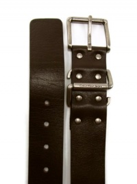 Calvin Klein Jeans Men's 40MM Flat Strap Belt Brown, 32 REG