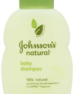 Johnson's Baby Natural Shampoo, 10 Ounce (Pack of 2)