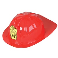 Firefighter Chief Hat Plastic Child (Set of 12) Firefighter Chief Hat Plastic Child (Set of 12)
