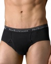 Polo Ralph Lauren Low Rise Brief Underwear-4 Pack Black-XL