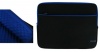 rooCASE Super Bubble Neoprene Sleeve Case for ASUS Zenbook UX31E U32U 13.3-Inch Laptop (Dark Blue / Black)