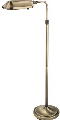 Verilux Heritage Natural Spectrum Deluxe Floor Lamp, Antiqued Brushed Brass Verilux Heritage Natural Spectrum Deluxe Floor Lamp, Antiqued Brushed Brass