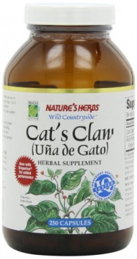Twinlab Nature's Herbs Cat's Claw 500mg, 250 Capsules (Pack of 2) Twinlab Nature's Herbs Cat's Claw 500mg, 250 Capsules (Pack of 2)