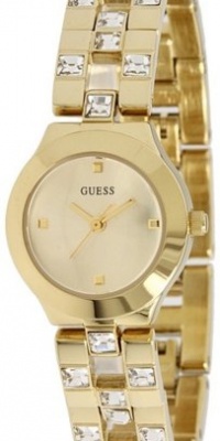 GUESS Women's U10085L1 Feminine Sparkle and Polish Watch