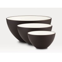 Noritake 3-Piece Colorwave Bowl Set, Chocolate Noritake 3-Piece Colorwave Bowl Set, Chocolate