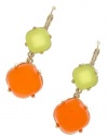 Trendy Jewelry - DOUBLE DIAMOND SHAPE EARRINGS- By Fashion Destination | Free Shipping (Neon Orange)