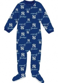 MLB Infant New York Yankees Full Zip Raglan Coverall MLB Infant New York Yankees Full Zip Raglan Coverall