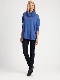 Italian merino wool gives this funnel-neck knit an instantly luxurious look and feel.Funnel neckDropped shouldersBanded cuffsPull-on styleAbout 27 from shoulder to hemMerino woolDry cleanImported of Italian fabricSIZE & FIT Model shown is 5'10½ (179cm) wearing a US size Small. Italian merino wool gives this funnel-neck knit an instantly luxurious look and feel.Funnel neckDropped shouldersBanded cuffsPull-on styleAbout 27 from shoulder to hemMerino woolDry cleanImported of Italian fabricSIZE & FIT Model shown is 5'10½ (179cm) wearing a US size Small.