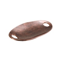 Nambe Pebble 14-Inch Handled Tray Nambe Pebble 14-Inch Handled Tray