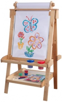 KidKraft Deluxe Wood Easel-Natural KidKraft Deluxe Wood Easel-Natural