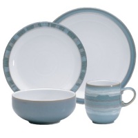 Denby Azure 4-Piece Place Setting, Blue Denby Azure 4-Piece Place Setting, Blue