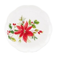 Lenox Winter Meadow Poinsettia Accent Plate Lenox Winter Meadow Poinsettia Accent Plate