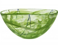 Kosta Boda #7050514, Contrast Bowl Lime, Large