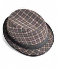 Swanky Retro Fedora Hat, L/XL, Brown Swanky Retro Fedora Hat, L/XL, Brown