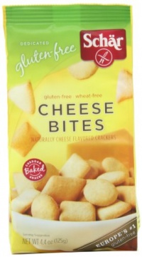 Schar Crackers Cheese Bites Gluten Free, 4.4-Ounces (Pack of 3)